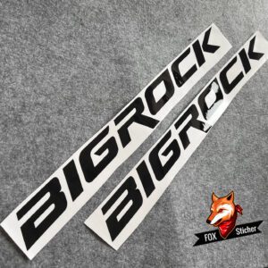 High-Quality Waterproof Sticker for BIGROCK Road Bike Frame Original Logo Color Change Cover - Image 4