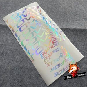 New ROVAL RAPIDE CLX Gen 2 Road Bike Wheelset Original Logo Color Change Waterproof Sticker - Image 3