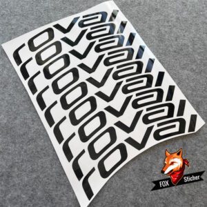 Sticker for changing the original logo color on Specialized S-Works Roval Rapide CLX 3rd generation road carbon wheelset - Image 3