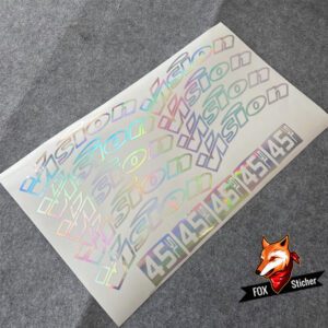 Customized Bicycle Wheelset Sticker for VISION Metron SL45 Logo Decals - Image 3