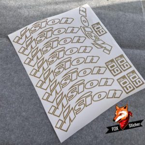 Customize Bicycle Wheel Decals for VISION Metro SL60 Logo Sticker - Image 3