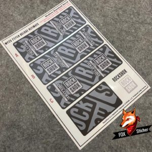 New ROCKSHOX SUPER DELUXE ULTIMATE Mountain Bike Rear Shock Sticker - Image 5