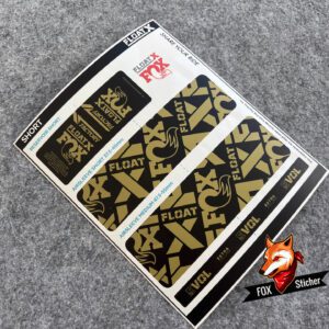 2025 Fox FLOAT X Mountain Bike Rear Fork Shock Factory Sticker AM Enduro - Image 7