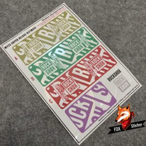 New ROCKSHOX SUPER DELUXE ULTIMATE Mountain Bike Rear Shock Sticker - Image 4