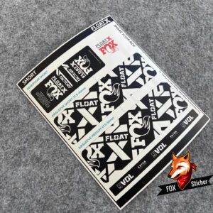 2025 Fox FLOAT X Mountain Bike Rear Fork Shock Factory Sticker AM Enduro - Image 6