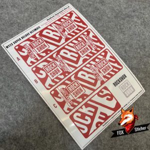 New ROCKSHOX SUPER DELUXE ULTIMATE Mountain Bike Rear Shock Sticker - Image 3