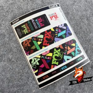 2025 Fox FLOAT X Mountain Bike Rear Fork Shock Factory Sticker AM Enduro - Image 4