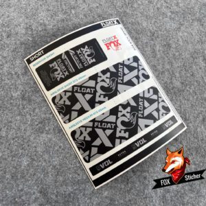 2025 Fox FLOAT X Mountain Bike Rear Fork Shock Factory Sticker AM Enduro - Image 3