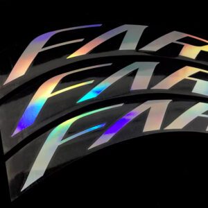 Farsports Carbon Rim Laser Color Decals 2018 C2:C3:C5