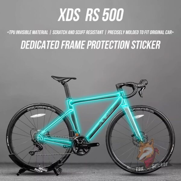 Suitable for XDSRS500 road bike stickers, jersey, frame film, transparent protective film modification