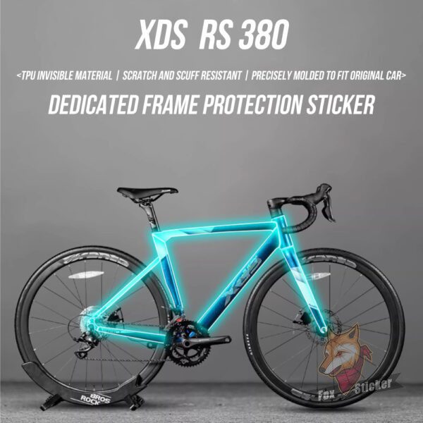 适用于XDS RS380rs350公路自行车贴纸防水专用车衣车架保护膜
