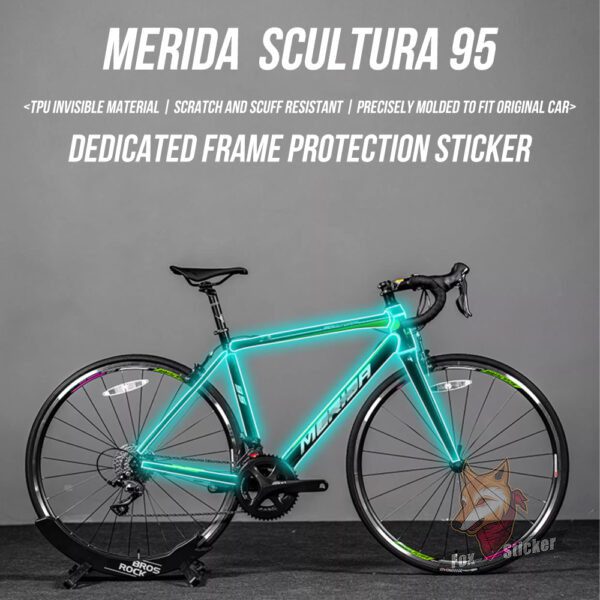 适用于MERIDA SCULTURA 95公路自行车贴纸贴膜保护膜隐形车衣