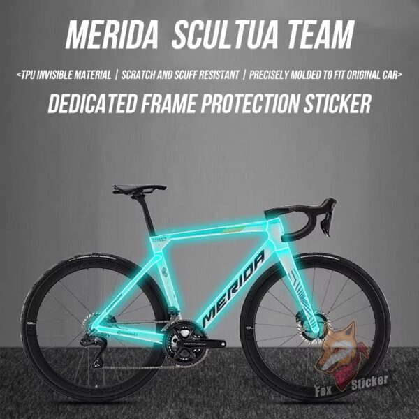 适用于MERIDA SCULTUA TEAM公路自行车贴纸车衣车架保护贴