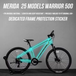 适用于MERIDA勇士500山地自行车贴纸车架车衣防水隐形保护贴膜