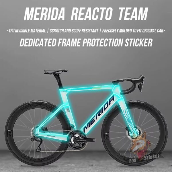 适用于MERIDA REACTO TEAM公路自行车贴纸保护隐形车衣