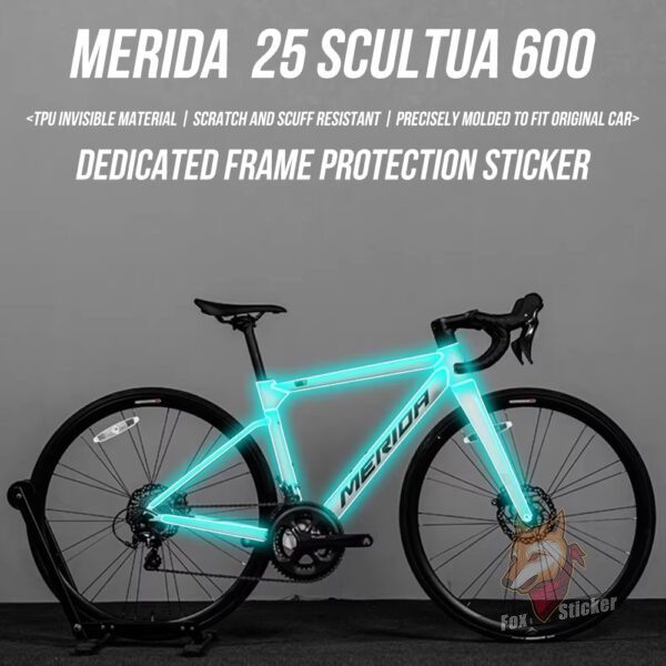 适用于MERIDA 25款SCULTUA 600公路自行车贴纸防刮防水车衣保护膜