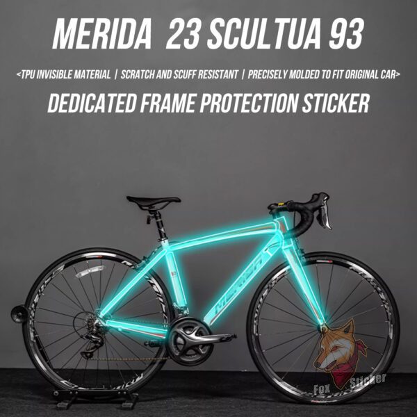 适用于23款MERIDA SCULTUA 93公路自行车贴纸防水保护膜车衣