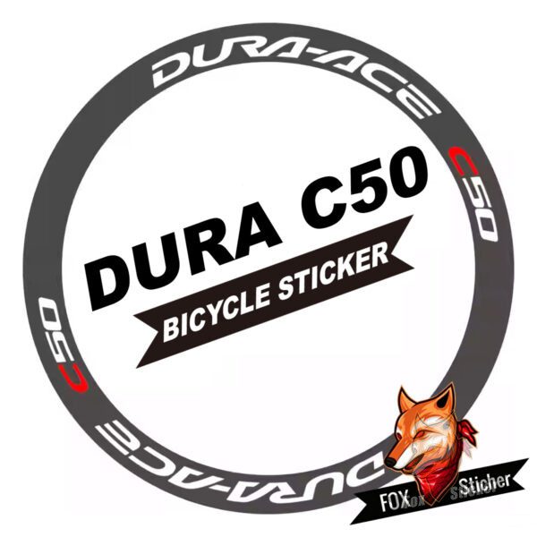 DA C50 7900轮组贴纸公路车单车碳刀圈改色贴纸反光防水dura ace