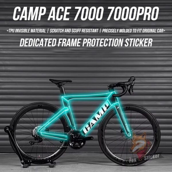 适用于CAMP 24款ACE7000 7000pro公路车贴纸车架车衣保护贴膜