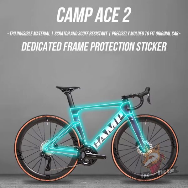 适用于 CAMP ACE二代 公路自行车贴纸车架车衣防水防刮保护