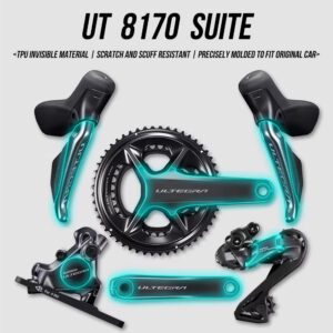 用于喜玛诺UT8170套件保护膜单车公路山地自行车曲柄牙盘贴膜