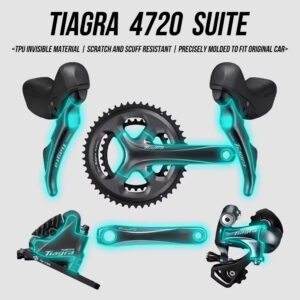 适用于喜玛诺4720变速套件保护膜公路自行车曲柄牙盘手变贴膜大套