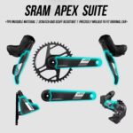 适用于SRAM APEX电变套件保护膜公路车大套手变曲柄碟刹后拨