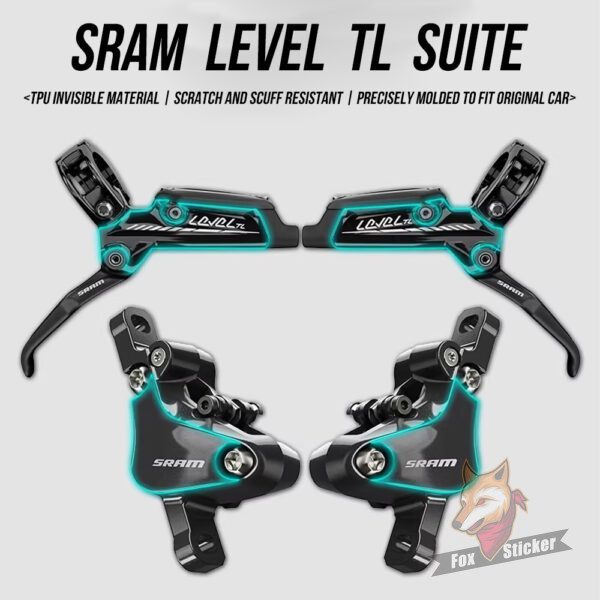 适用于SRAM LEVEL TL刹车保护膜山地自行车套件碟刹TPU车衣