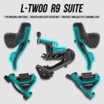 适用于蓝图R9刹车变速套件保护膜公路自行车碟刹手变后拨全套贴膜