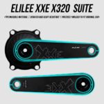 适用于ELILEE XXE X320曲柄保护膜公路自行车超轻量碳纤维曲柄贴
