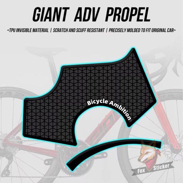 Suitable for GIANTA PROPEL ADV PP road bike frame bottom bracket rubber protective sticker