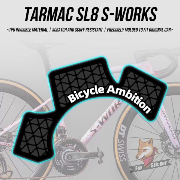适用于SPECIALIZED S-works SL8公路车贴纸车架五通橡胶保护贴