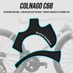 适用于Colnago C68公路自行车贴纸车架下管五通橡胶防撞保护贴