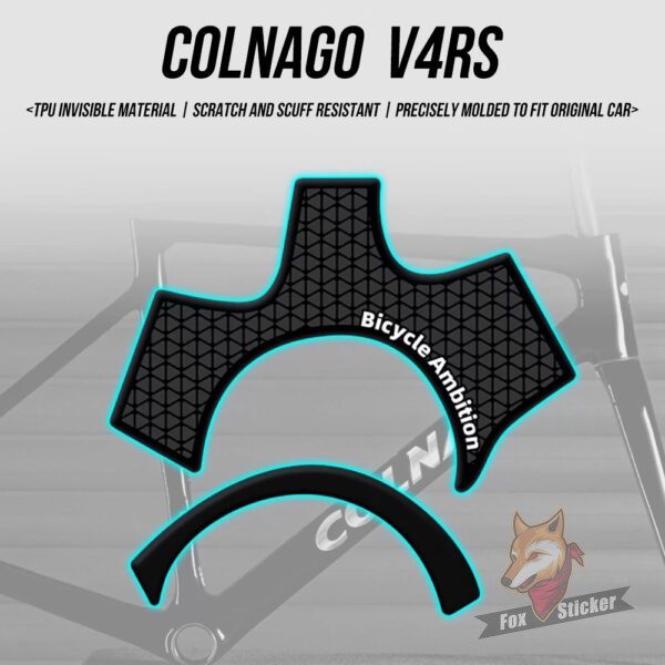适用于Colnago V4RS公路自行车贴纸车架五通橡胶防撞保护贴膜