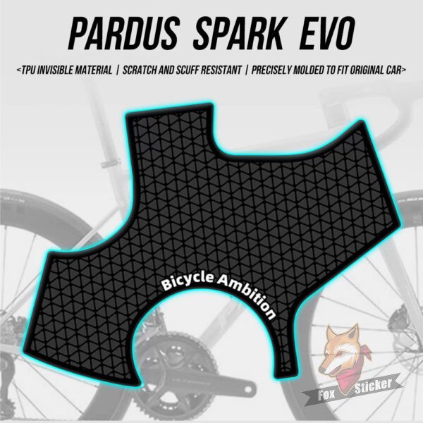 适用于PARDUS Spark EVO公路自行车贴纸车架五通橡胶保护贴膜
