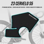 适用于 Cervelo S5公路自行车贴纸车架下管五通橡胶防撞保护贴