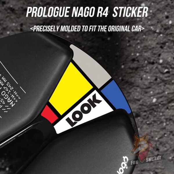 适用于 prologo NAGO R4坐垫贴纸改色环法队版公路车座垫涂装