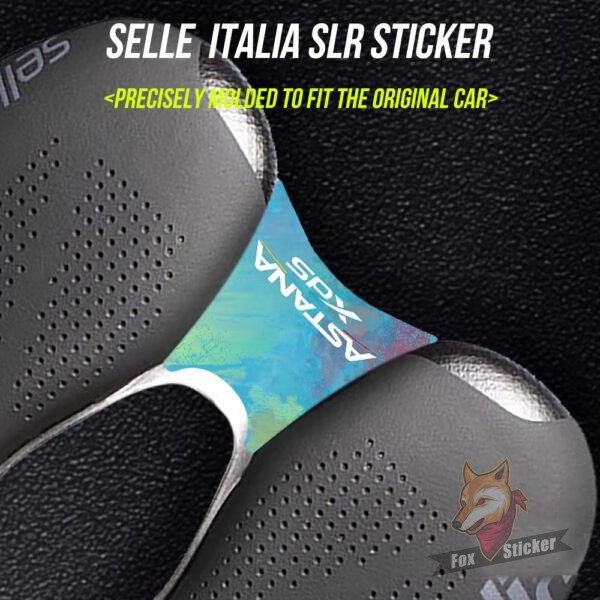 适用于selle italia SLR坐垫贴纸改色环法队版公路车涂装