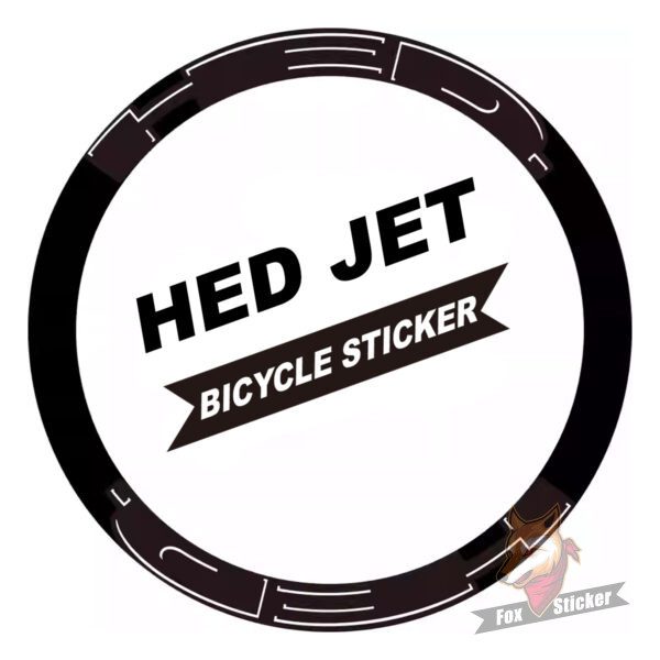HED JET4轮组贴纸公路车贴碳刀圈单车轮圈改色定制Jet6/jet9铁三