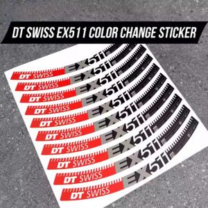 DT EX511轮组贴纸山地车轮圈车圈单车贴定制自行车个性改色