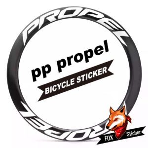 新款pp propel轮组贴纸公路车碳刀圈单车定制反光贴adv slr