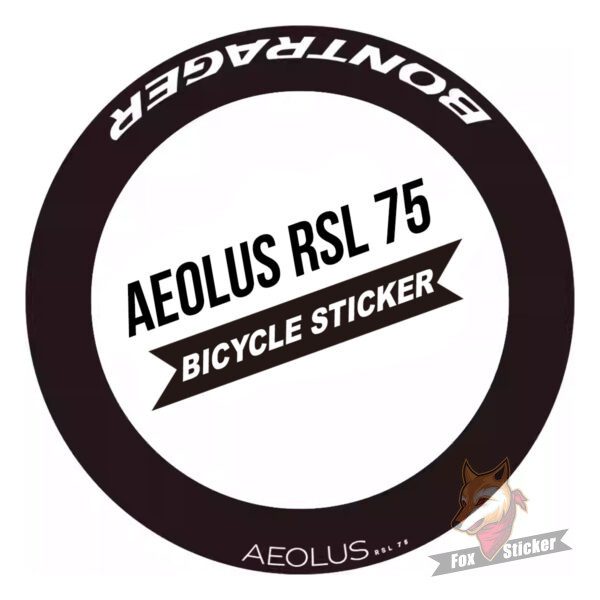 Aeolus RSL 75轮组贴纸公路车贴碳刀圈轮圈马东防水
