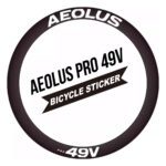 bontrager49V轮组贴纸公路车贴碳刀圈轮圈反光贴崔克 Aeolus Pro