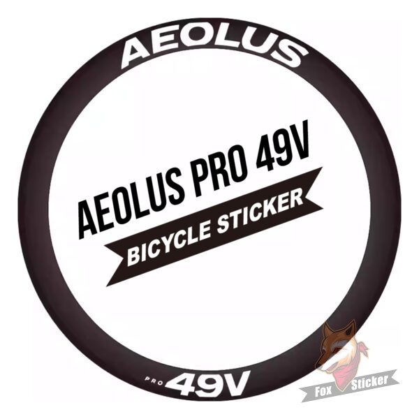 bontrager49V轮组贴纸公路车贴碳刀圈轮圈反光贴崔克 Aeolus Pro