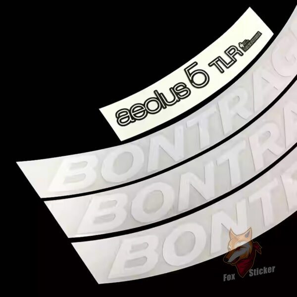 1 棒槌哥bontrager aeolus 5 TLR轮组贴纸公路车碳刀轮圈改色 5D3