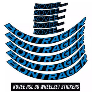 棒槌哥Kovee RSL 30轮组贴纸山地车贴轮圈贴单车防水个性MTB崔克