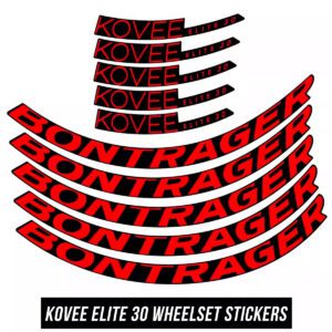 Kovee Elite30轮组贴纸山地车贴轮圈贴单车防水个性MTB崔克