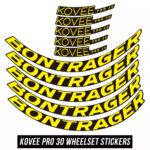 Kovee Pro 30轮组贴纸山地车贴轮圈贴单车防水个性MTB崔克