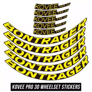 Kovee Pro 30轮组贴纸山地车贴轮圈贴单车防水个性MTB崔克