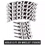 Aeolus Elite 35V轮组贴纸公路车贴碳刀圈改色防水定制崔克